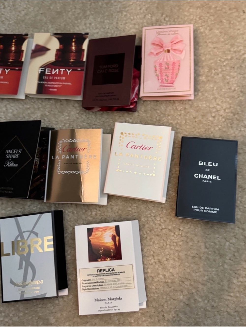 (10) Perfume samples bundle of Perfume Sample Perfume travel size - Picture 2 of 2